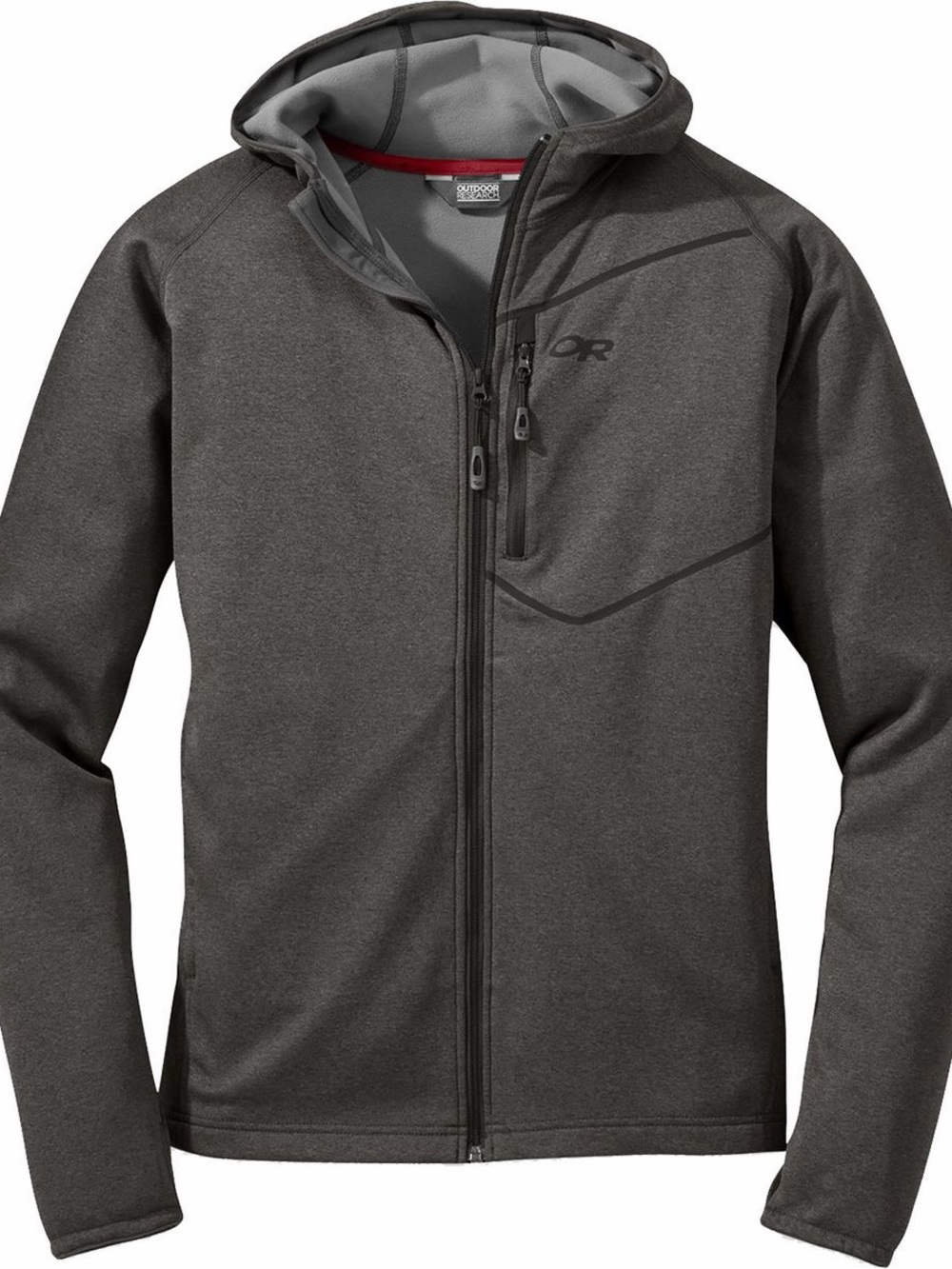 Outdoor Research Men's Hooded Lightweight Jacket - Charcoal